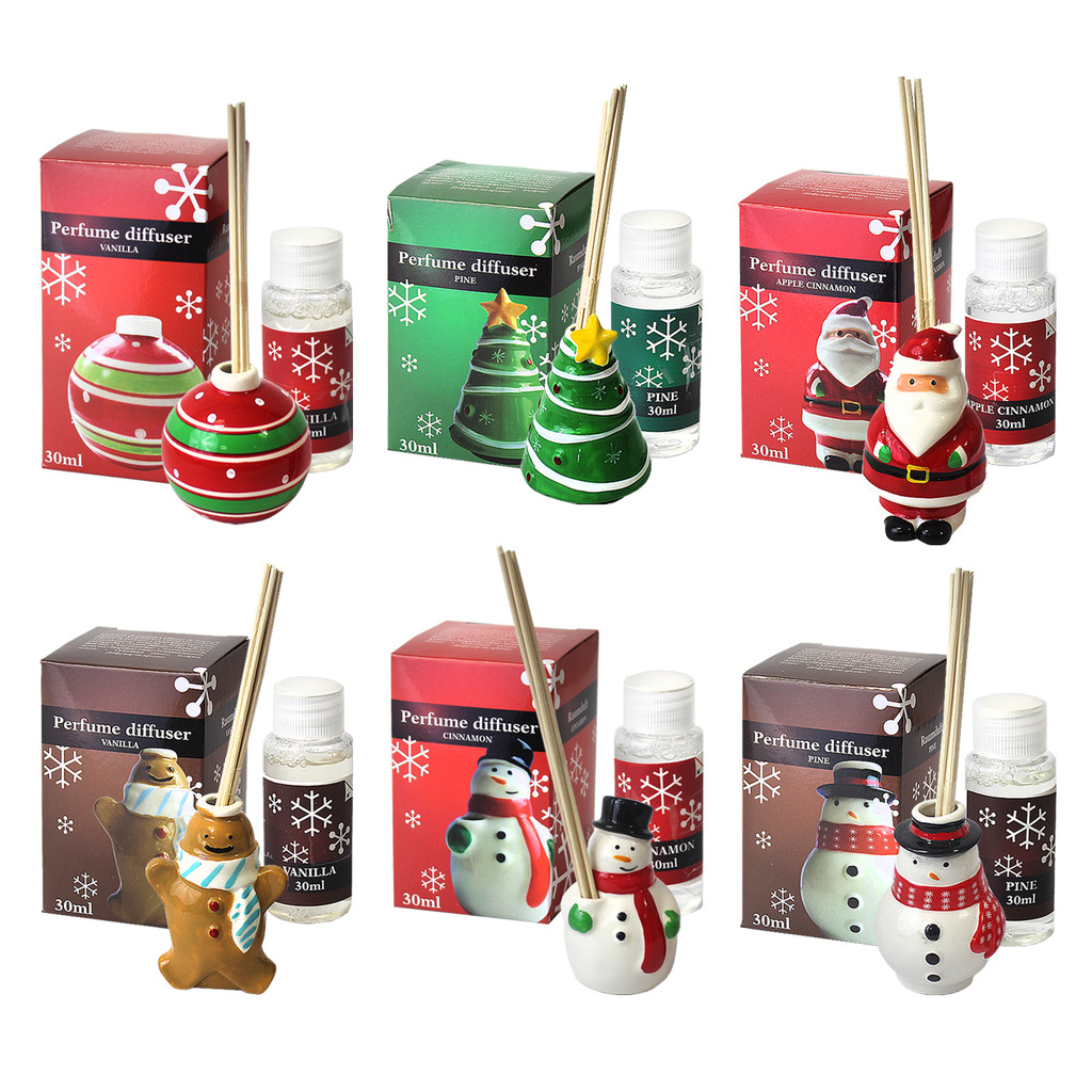 xmas air freshener tree Home Scented Christmas Reed  Pine Fragranced Cinnamon  Xmas Freshener eBay Air Diffuser