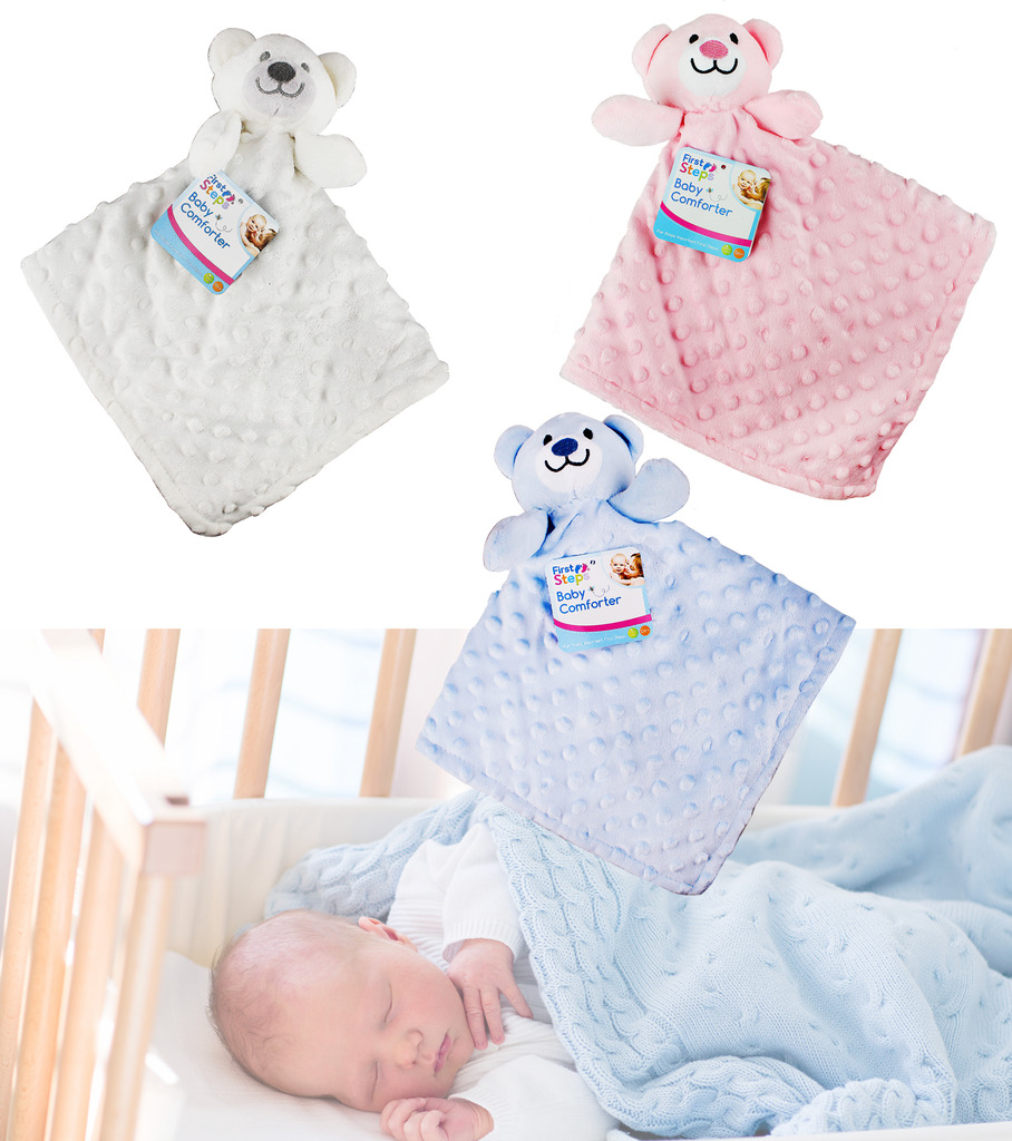 newborn teddy comforter