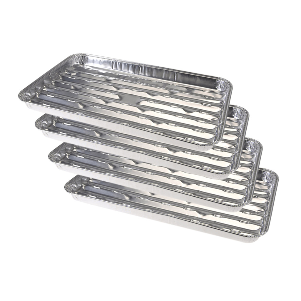 Aluminium Foil Serving Trays Disposable Plates BBQ Grill Grilling ...